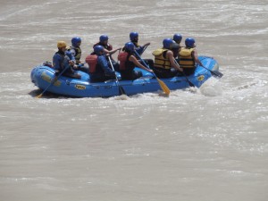 White water rafting at Zanskar