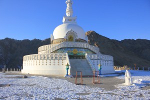 Shanti Stupa in Feb